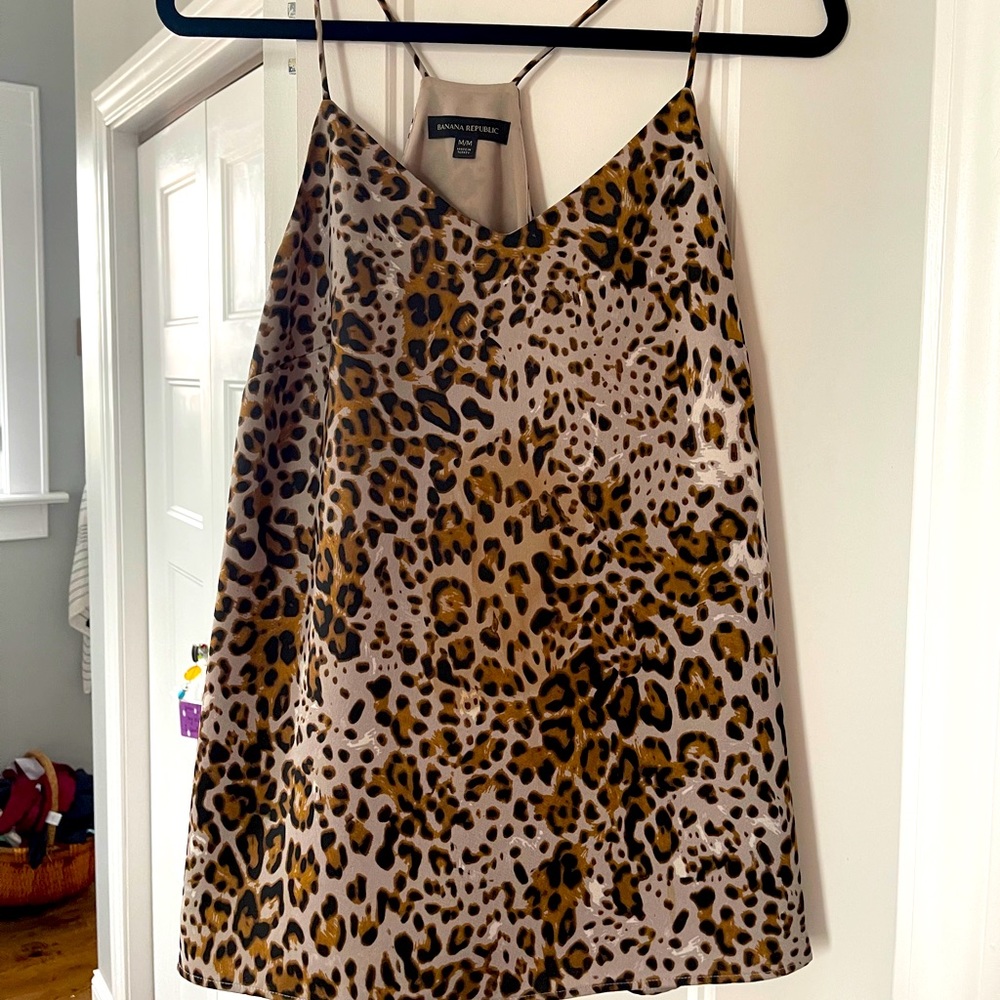 Banana Republic leopard print cami